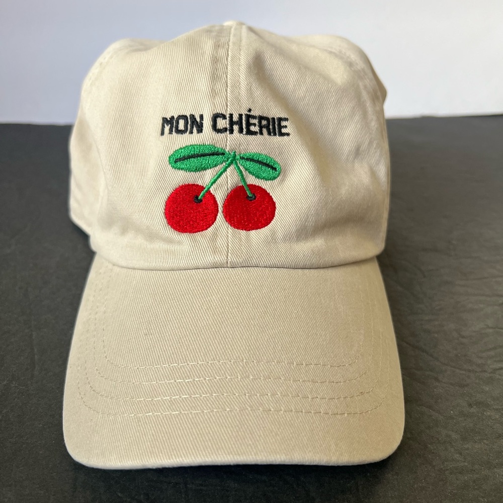 NWT David and Young Mon Cherie Cherry Cotton Hat